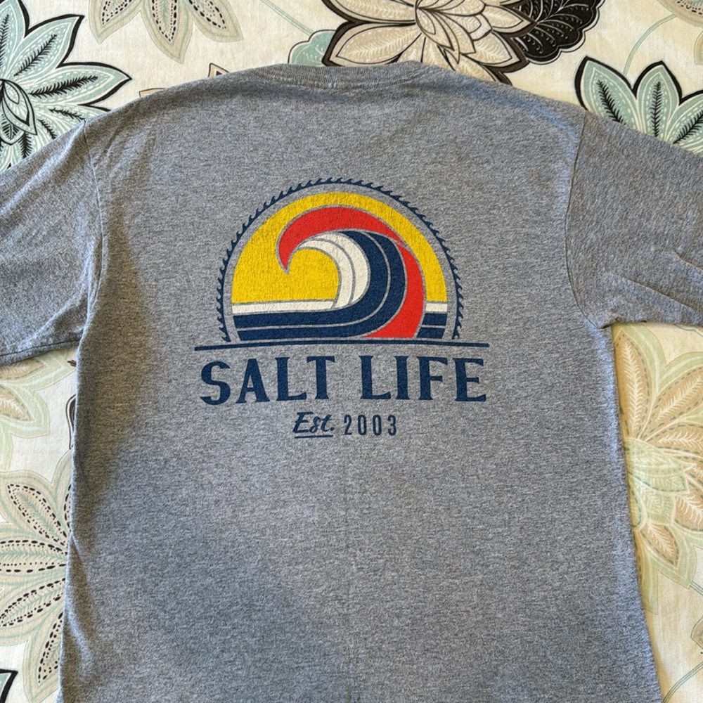 Salt Life long sleeve t shirt boys youth large surfer